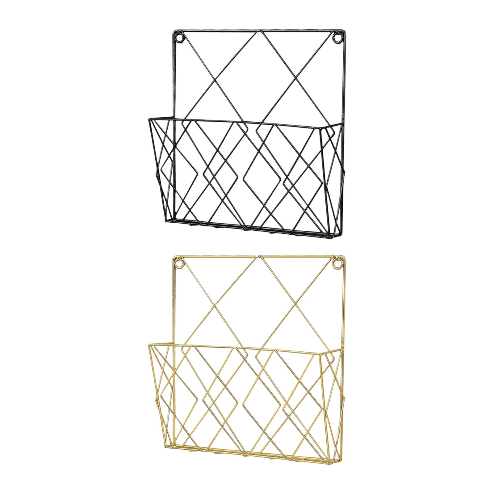Magazine Holder Rack - حامل مجلات معدني حديث للتعليق على