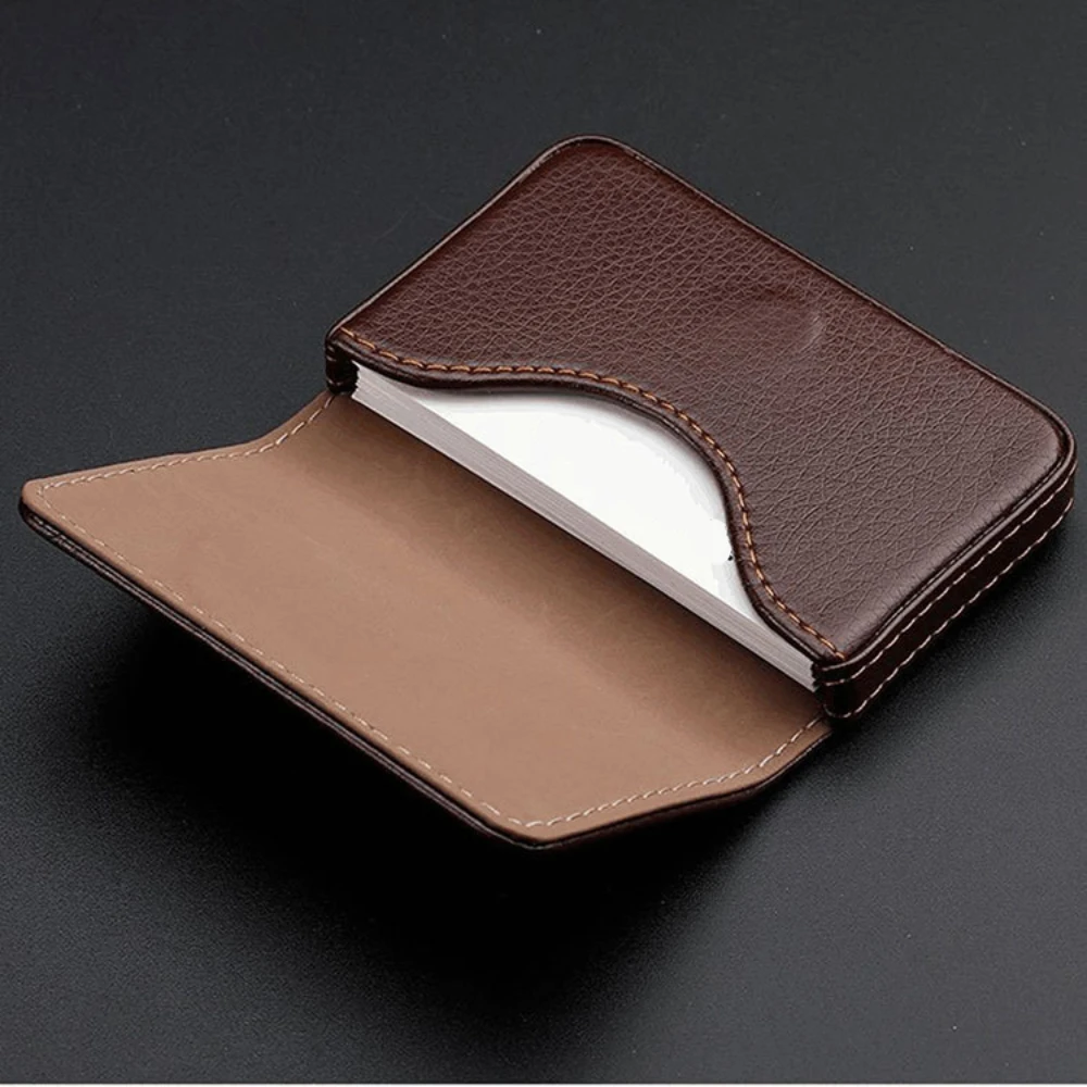 Index Card Holder - حامل بطاقات الائتمان المصنوع من جلد