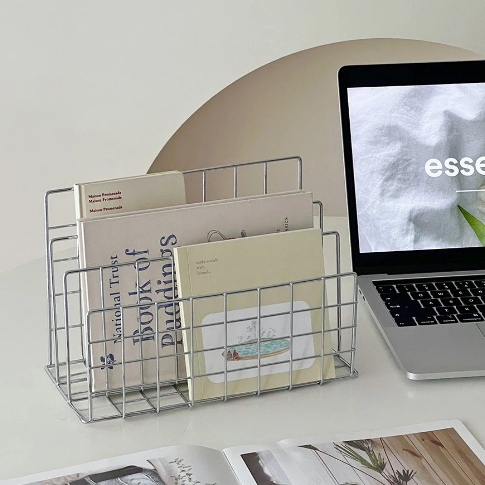 منظم معدني 3 طبقات للمفكرة ، ح - مراجعة Magazine Holder Rack وسعره