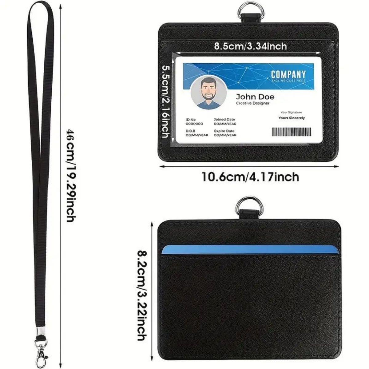 قطعة واحدة من حامل شارة الهوية - مراجعة Index Card Holder وسعره