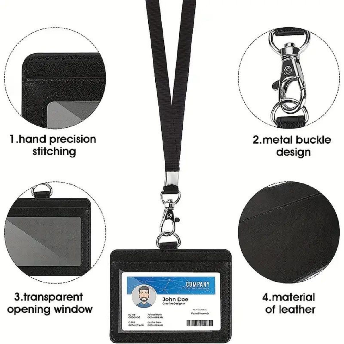 قطعة واحدة من حامل شارة الهوية - مراجعة Index Card Holder وسعره