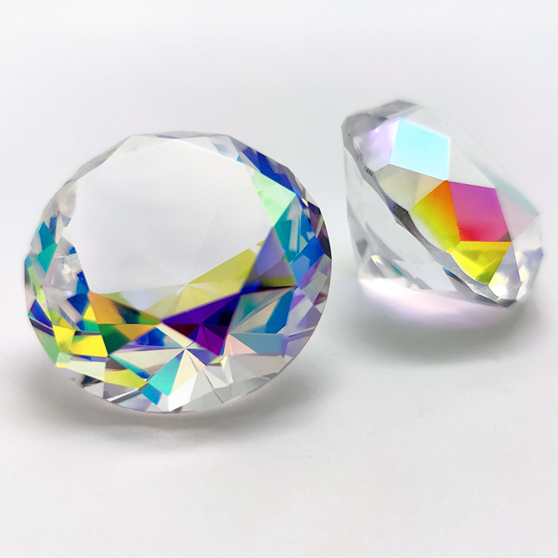 30-80 مللي متر AB الملونة K9 ك - مراجعة Paper Weight Crystal وسعره