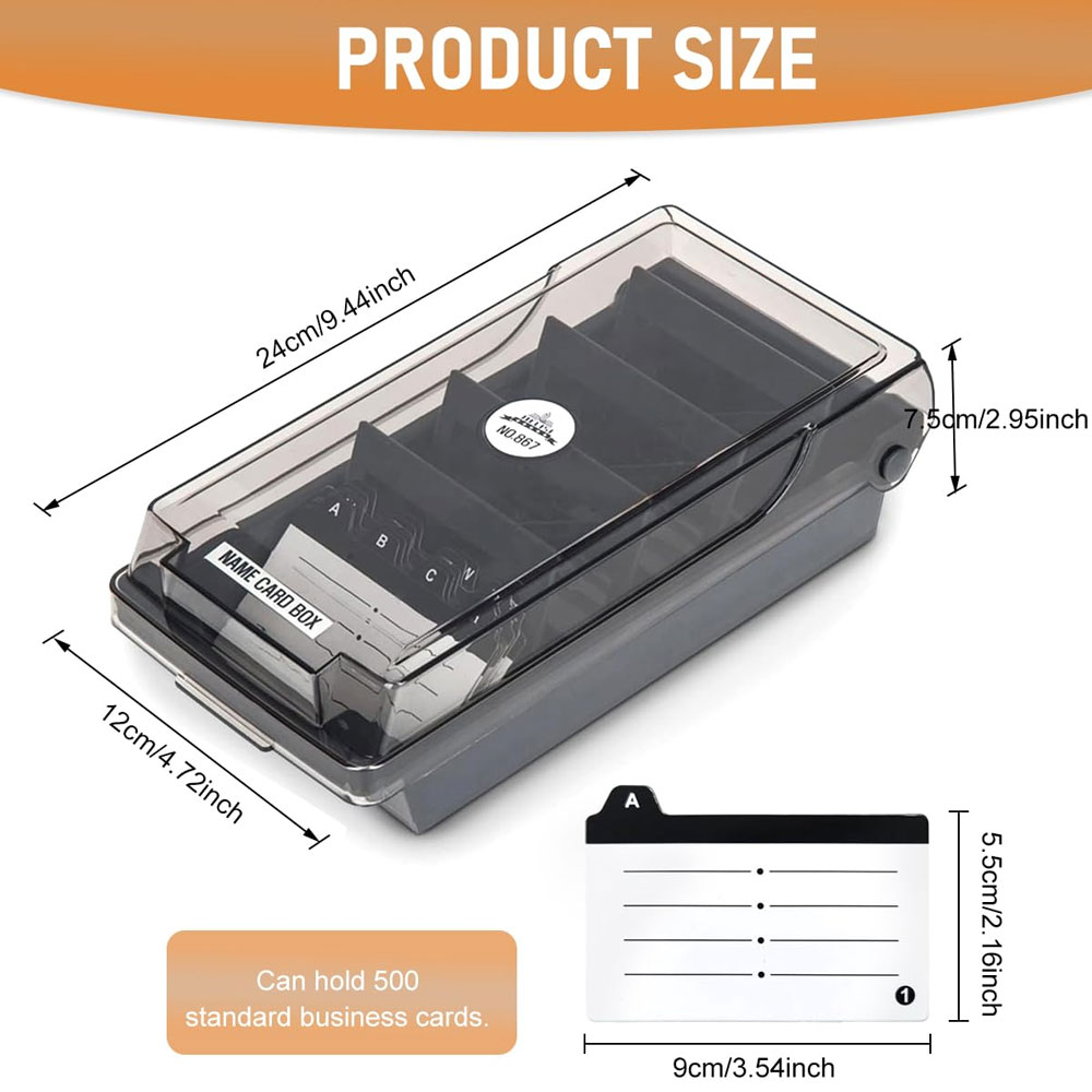 صندوق بطاقات عمل مكتبي، سعة كب - مراجعة Card Index Box وسعره