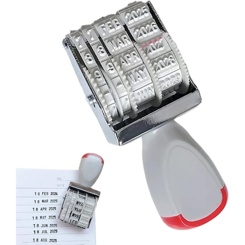 ختم دوار للتاريخ والأرقام (بدو - مراجعة Rubber Date Stamp وسعره