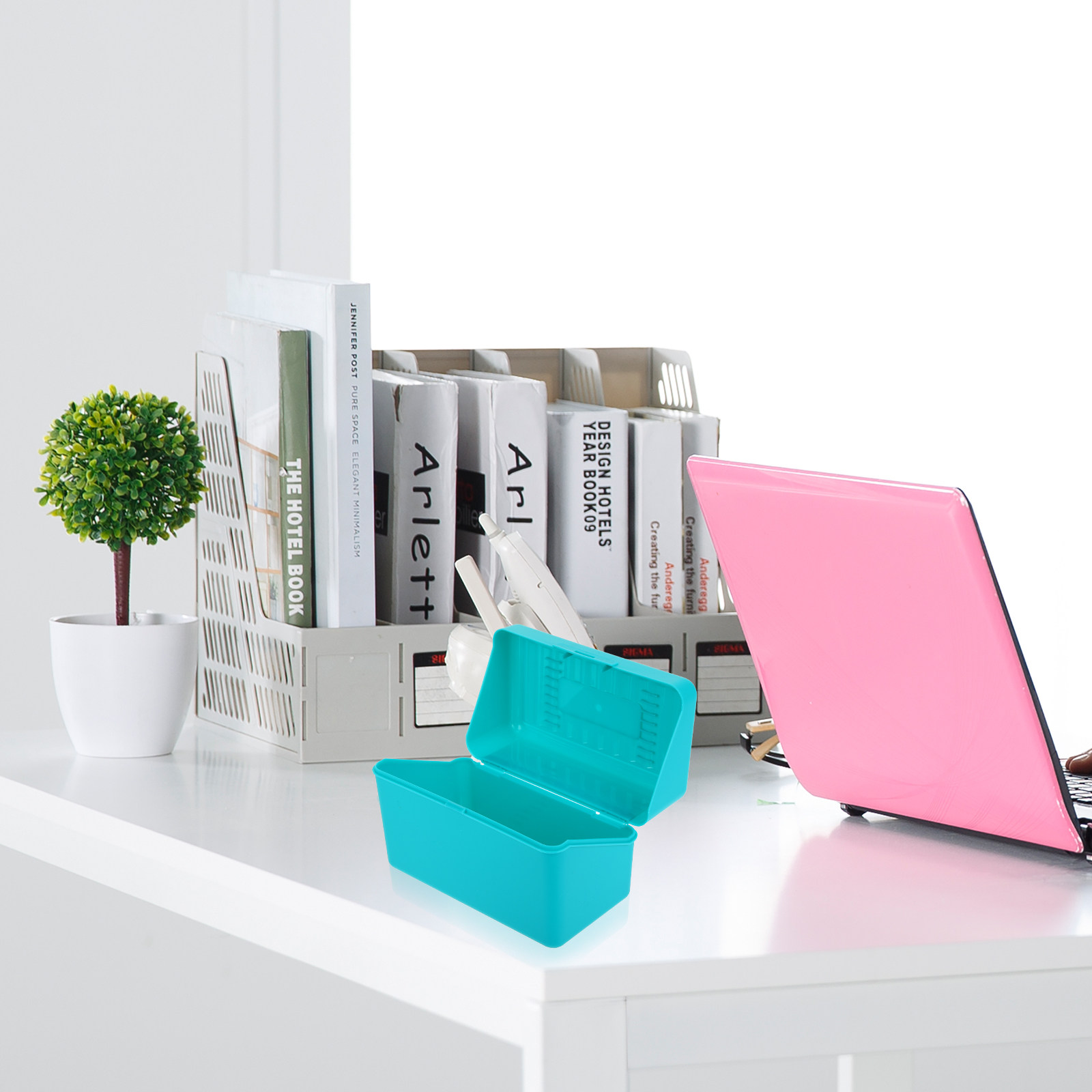 4 قطع من صناديق تخزين البطاقات - مراجعة Index Card Holder وسعره