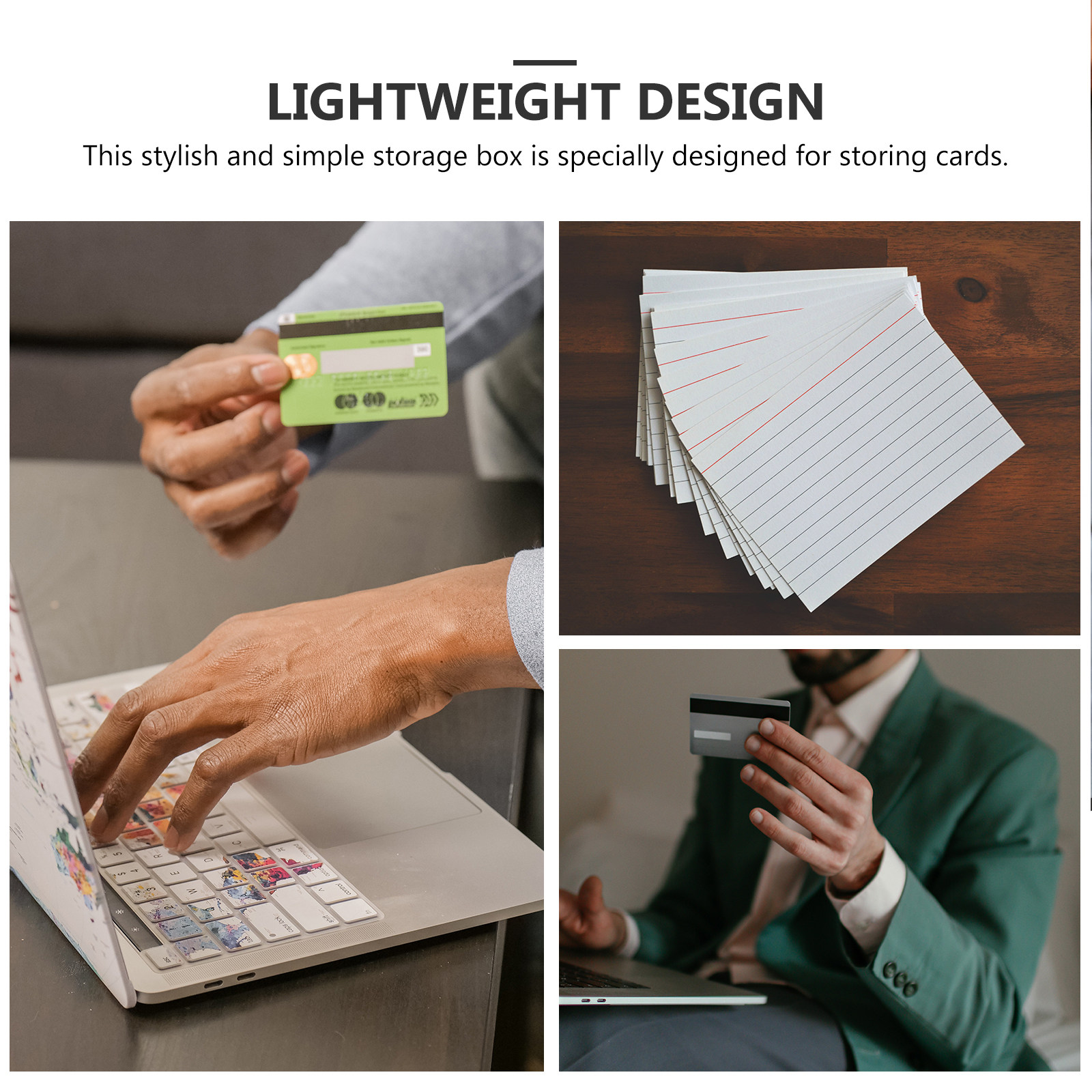 4 قطع من صناديق تخزين البطاقات - مراجعة Index Card Holder وسعره