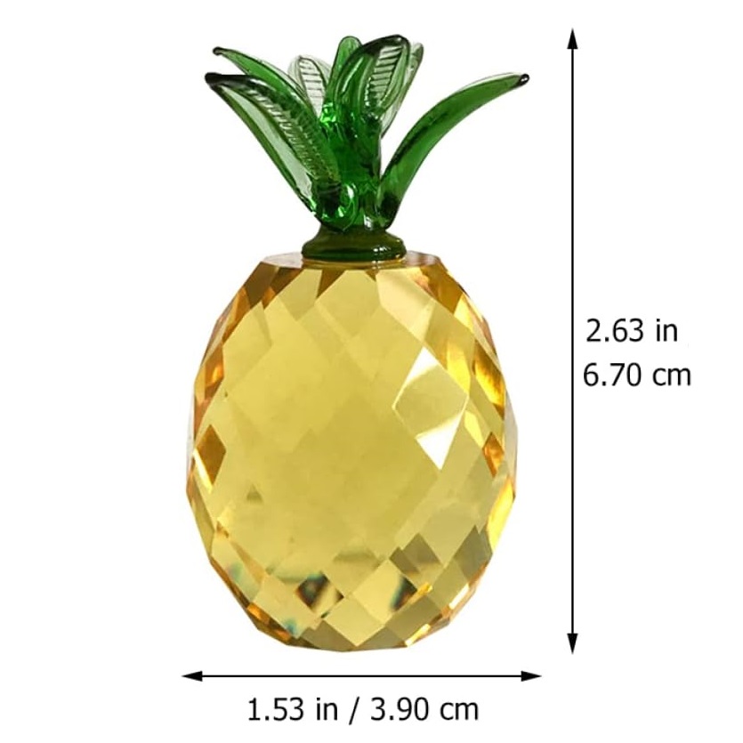 فاكهة كريستال ثقالة الورق مع ا - مراجعة Paper Weight Crystal وسعره