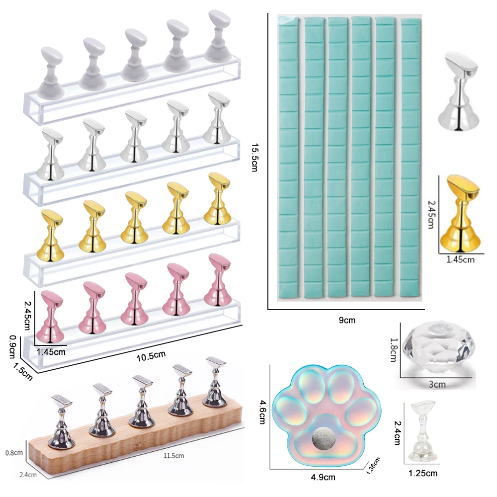 حامل عرض مغناطيسي لفن الأظافر  - مراجعة Gel Refill Pack وسعره