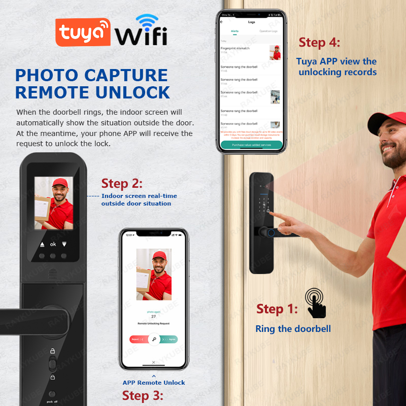 RAYKUBE F008 Tuya Wifi ثقب الب - مراجعة Letter Opener Brass وسعره