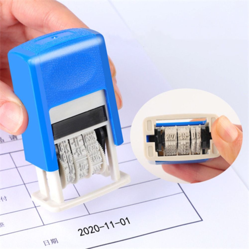 DIY مقبض تاريخ الحساب Stamps خ - مراجعة Rubber Date Stamp وسعره