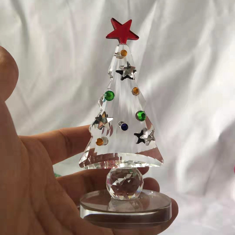 تمثال شجرة الكريسماس الكريستال - مراجعة Paper Weight Crystal وسعره