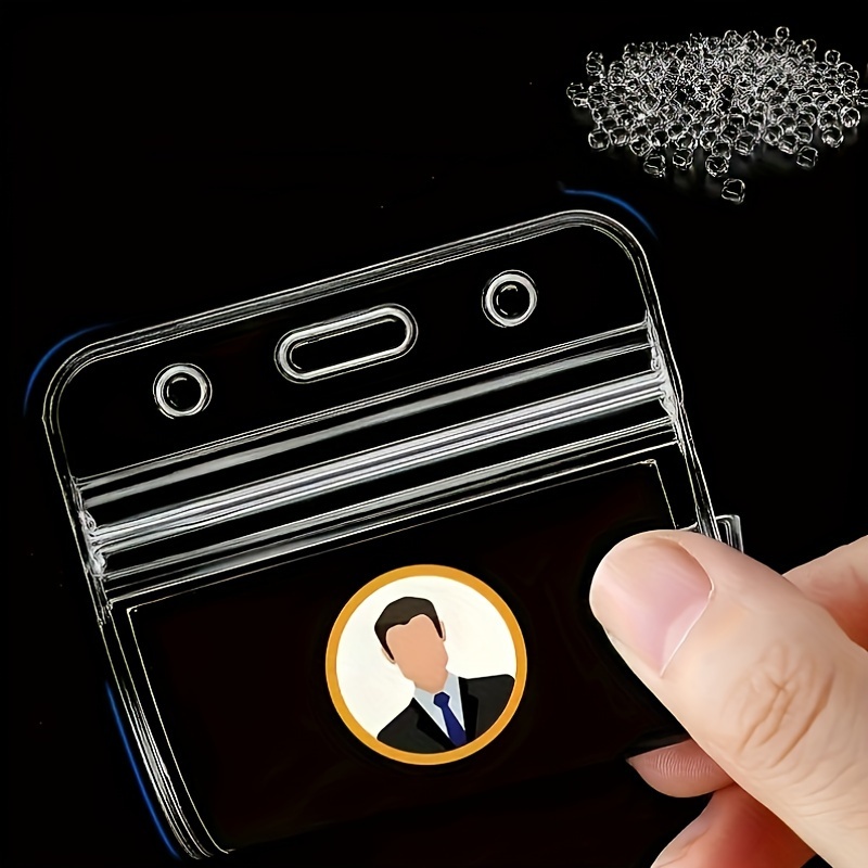 حامل بطاقة شارة اسم شفافة مقاو - مراجعة Index Card Holder وسعره